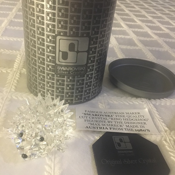 Swarovski Crystal King Hedgehog (excellent condition) - Picture 1 of 4